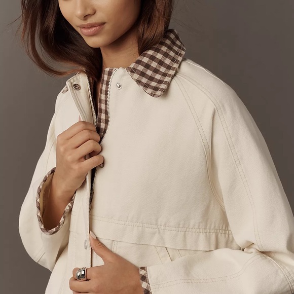 Anthropologie Jackets & Blazers - Anthropologie The Lexie Cropped Workwear Jacket by Pilcro